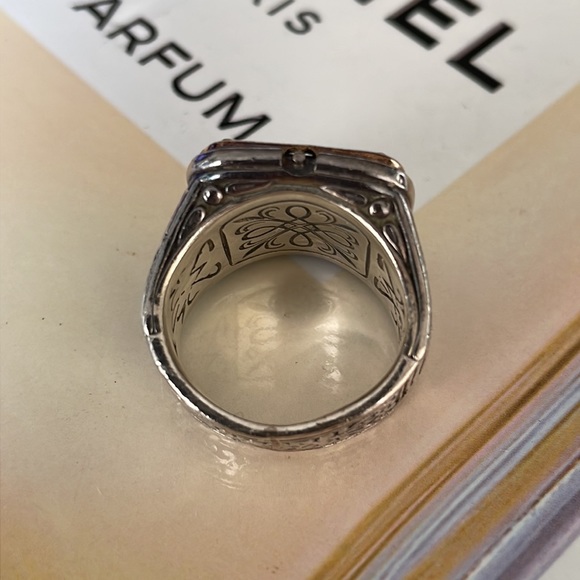 KONSTANTINO Gold and Silver Onyx Ring - Picture 3 of 6